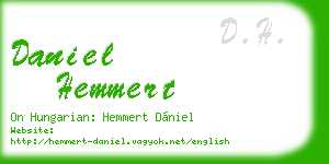 daniel hemmert business card